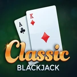 Classic Blackjack online game logo by Red Tiger Gaming on jb-casino.org